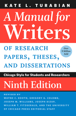 Cover of the book A Manual for Writers, Ninth Edition