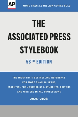 Cover of the book The Associated Press Stylebook, 58th Edition (2026-2028)